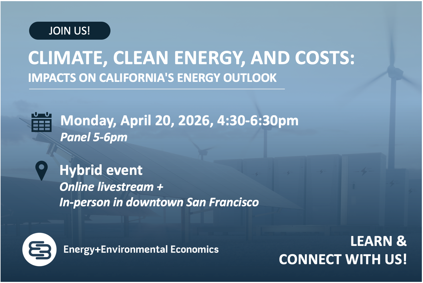 San Francisco Climate Week 2026 - E3